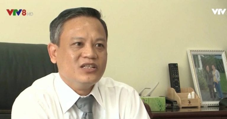 Luật sư Đỗ Minh Sơn trả lời phỏng vấn trên VTV8