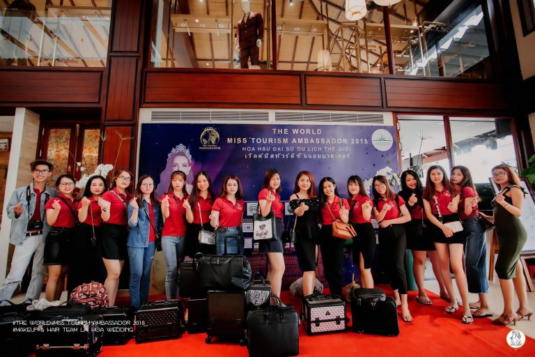 Lai Hoa Wedding Makeup cho cuộc thi Hoa Hậu Thế Giới Năm 2018 tại Hội An