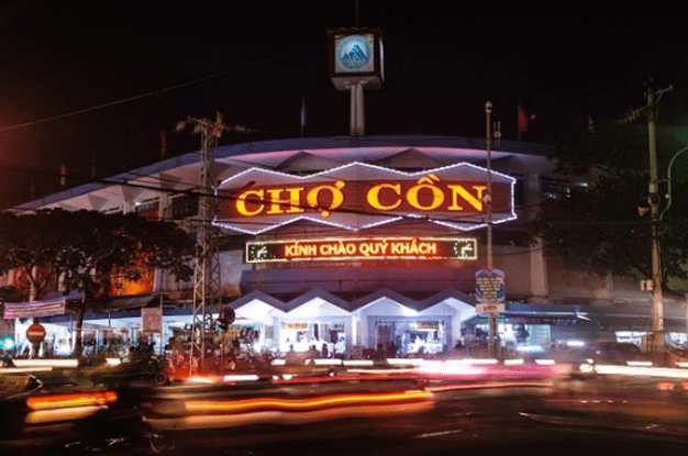 Chợ Cồn tọa lạc ngay giữa trung tâm thành phố