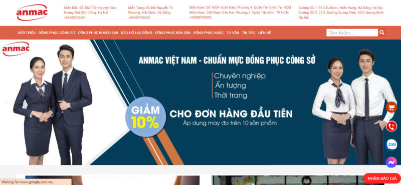 ANMAC Việt Nam - Đơn vị may đồng phục Đà Nẵng