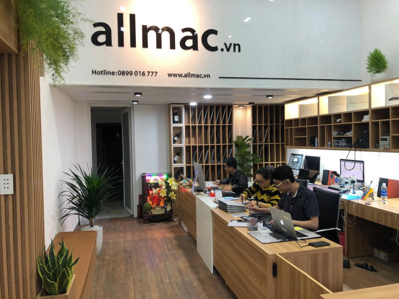 Allmac.vn - cửa hàng sửa chữa Macbook được nhiều khách hàng lựa chọn.
