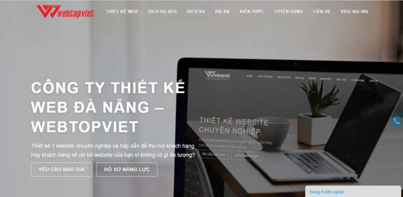 WebtopViet - Chuyên làm website tại Đà Nẵng uy tín