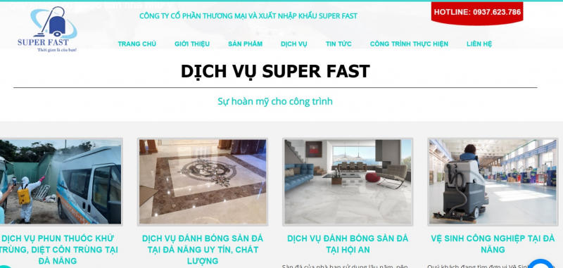 Công ty Super Fast cung cấp dịch vụ vệ sinh căn hộ Đà Nẵng