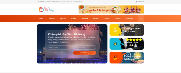 Khamphadanang.vn – Cẩm nang số về du lịch Đà Nẵng